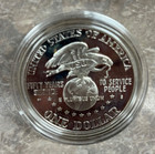 Uso 50th Anniversary Commemorative 1991 S 90  Silver Dollar Proof  1