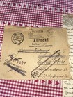 Ww2 German Mathausen posen Transfer Camp Letter Rare 