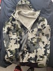 Kuiu Hoodie  Fleece Lined  Quarter Zip   Verde  Xl
