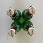 Grolsch Green Flip Top Beer Bottles Set Of 4 Labels