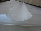 4  Fluorescent Light Replacement Cover Lot Of 2  Used