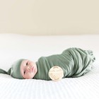 Baby Swaddle Receiving Blankets With Matching Beanie Set Newborn Nursery Swad   