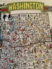Washington oregon Landmarks Jigsaw Puzzle Vintage 550 Pieces Complete