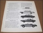 1978 Fiat 131 128 X1 9 124 Car Print Ad Automobile Advertisement Centrex Stereo