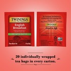 Twinings English Breakfast Tea  Decaffeinated 50 Count  pack Of 1   No Color