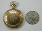 Exc Fine Vintage 1904 Swiss Tavannes Gold Filled Hc Pocket Watch - Runs Great  