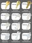 12 Pcs Universal Toilet Paper Towel Dispenser Key Set With Key Pouch soap Pap   
