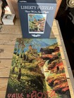 Liberty Classic Wooden Jigsaw Puzzle Valle D   aosta 471 Pieces Retired Excellent