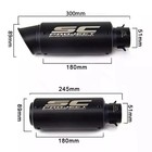 For Kawasaki Ninja 650 Z650 2012-2026 Full System Exhaust Tips Black Header Pipe