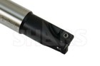 Shars 3 4  3 Flute 90   Indexable End Mill W certificate   3pc Apkt Insert P 