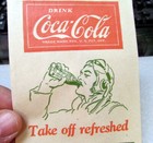 Vintage 1932 Coca Cola Dry Server Sleeve W  Pilot Artwork  For Vending Machine 