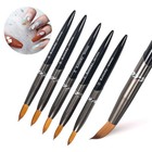 16  Acrylic Nail Brush - Professional Gel Pen For Detailed Nail Art   Manicure