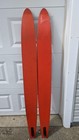 Vintage Set Of Wooden 65  Cascade Waterskis Water Skis Decoration