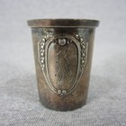 Russian Silver 84 875 900 Vodka Shot Glass K Ky Kk