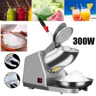 Electric Ice Shaver Machine 143 Lbs hr Snow Cone Maker Ice Crusher Shaved Ice