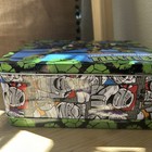 Vintage Nickelodeon Teenage Mutant Ninja Turtles Metal Lunch Box Collectible 