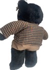 Russ Berrie Blacky Black Country Club Bear Plush Stuffed Animal 20  Tall Vintage