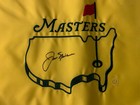 Jack Nicklaus Signed Undated Masters Golf Flag Augusta Jsa Authenticated Loa Coa