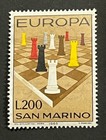 Travelstamps  1965 San Marino Stamps Scott  621 Chess Europa Mnh Og