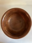 Hand-made  Lathe-turned Segmented Wooden Bowl  9 5  Diameter  5  High  Walnut 