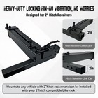 Swing Away Hitch Adapter - 90   For 2  Receiver  400 Lbs For Bike   Cargo