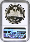 1971-c Haiti 10 Gourdes Sioux Chief Sitting Bull Silver 0 999 Km  80 Ngc Pf69uc