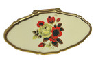 Vintage C1960s Made In England Signed Stratton  Mirrored Lipstick Holder  Roses