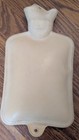 Davol Rubber Hot Water Bottle W  Screw Lid Stopper Cap  Beige Unisex
