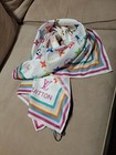 Lou  s Vuitton Monogram 100  Silk Scarf 34x34