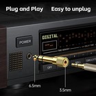Trs Stereo Audio Headphone Adapter 6 35mm 1 4  Female To 3 5mm 1 8  Male Jack