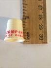 Swift   Company Cash Buyers Of Cream Thimble Vintage Souvenir Collectible