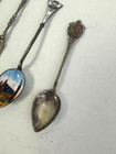 Lot X7 Silverplated Collectible Souvenir Tea Spoons Forks Etc Europe Wien Geneva