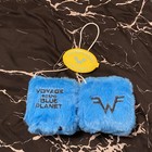 2024 Vip Weezer Plush Fuzzy Blue Car Dice Voyage To The Blue Planet Coin Purse