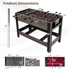 3-in-1 Swivel Game Table W foosball  Pool Billiards Table   Ping Pong Tabletop