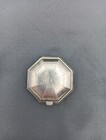 Vintage Richard Hudnut Art Deco Le Debut Tri Fold Powder Compact Silver Tone