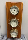 Vintage Sunbeam Weather Station Humidity  Barometer  Thermometer 6 5   x17   