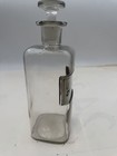 Antique Apothecary Glass Bottle With Label Under Glass Pv Syr  Ac  Citric  Y6