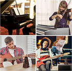 Metronome Classic Mechanical Wind-up Design With Bell For Piano  Guitar  Violin