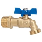Bk Products 103-024 Mueller Brass Ball Valve Hose Bibb 3 4 Mip In 
