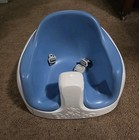 Bumbo Baby Toddler Adjustable 3-in-1 Booster Seat high Chair   Tray  Blue 