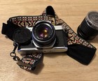 Asahi Pentax K1000 35mm Slr Film Camera W  Smc 1 2 50mm Lens W Extra Pentax Lens