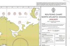 Admiralty 5124 1 Routeing Chart North Atlantic Ocean January Chart Map Maritime