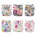 Cloth Diaper Cover For Girls baby Adjustable Reusable Covers For Fitted Diape   