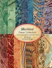 Paperback Vintage Marbled Paper Collection  Marbled Paper For Bookbinding