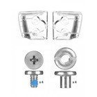 Bauer Pro-clip Visor Install Hardware Kit   Screws Spacers Hdo Straight Shield