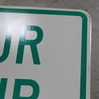 30 x24  4 Hour Parking Ahead Of Sign Authentic Street Road State Highway Sign