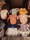 Mix Baby Girl Clothing Lot 0-3m Bodysuits Dresses Princess  26 Pieces