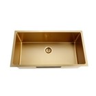 32  Gold Undermount Kitchen Sink  16g Stainless Steel Kitchen Sink Single Bowl