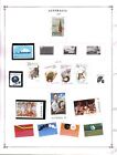 Collection   Australia Part B Scott Album Page  1973 1981  Cat  98 Mint   Used