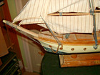 Wood Gorch Fock Model Ship Boat - Needs Tlc - Beautifully Detailed